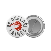 Placka bílá drak kruhové logo