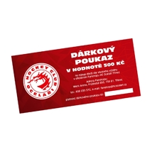 Dárkový poukaz v hodnotě 500 Kč