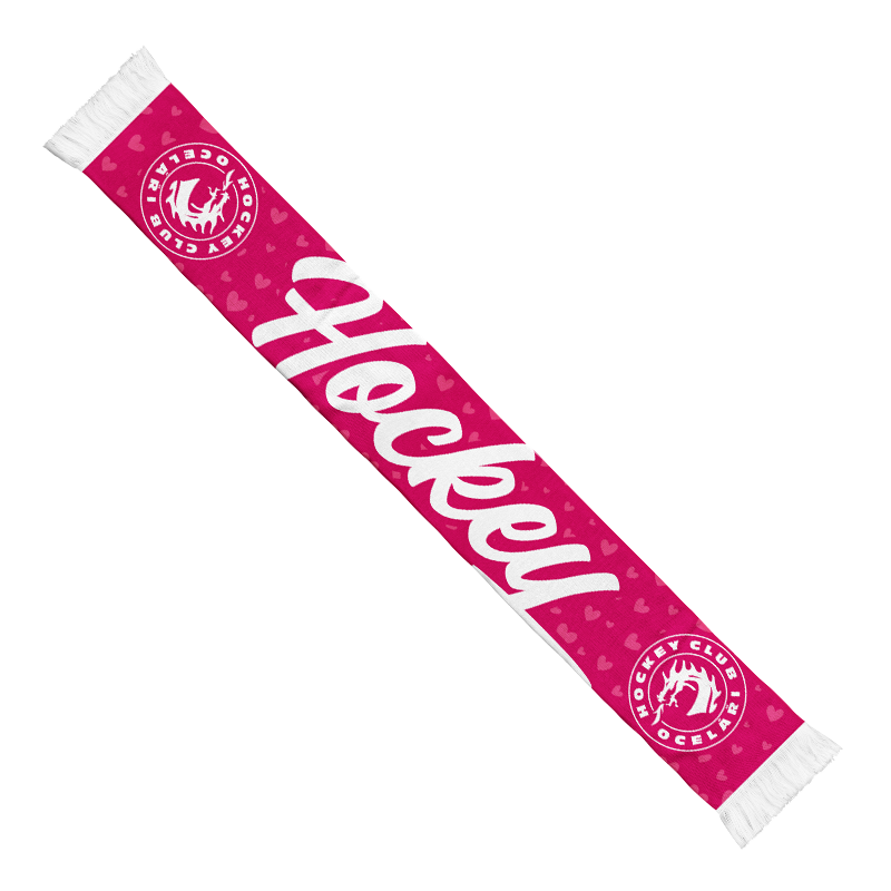Šála HD růžová Hockey HC Oceláři Třinec