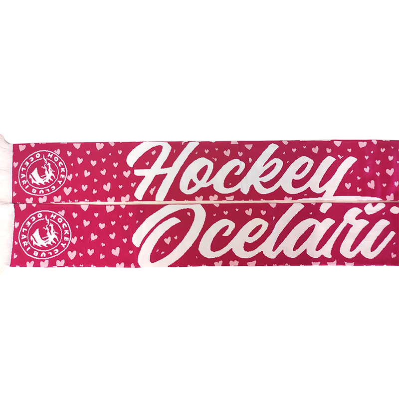 Šála HD růžová Hockey HC Oceláři Třinec