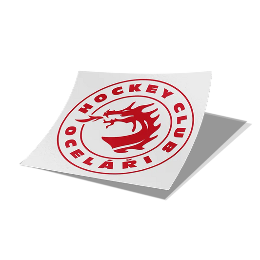 Samolepka logo HC Oceláři, 7cm