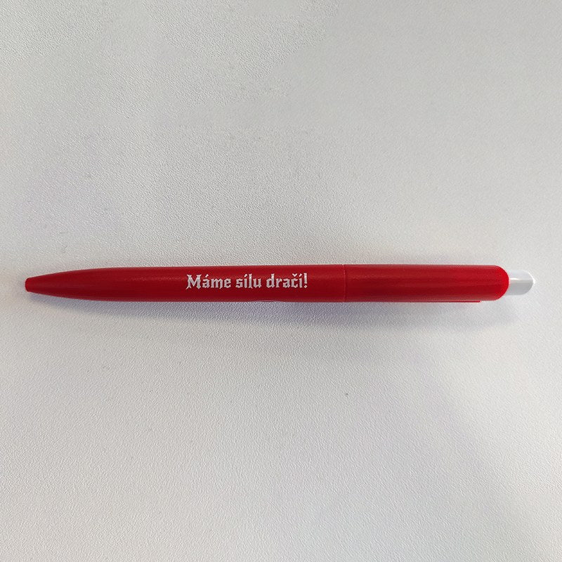 Propiska kruhové logo Máme sílu dračí HC Oceláři