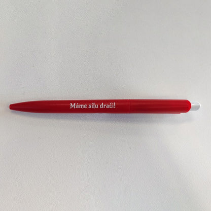 Propiska kruhové logo Máme sílu dračí HC Oceláři