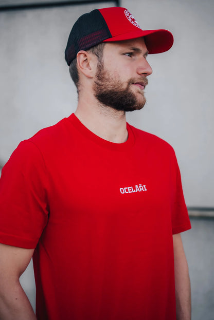 Tričko s výšivkou Oceláři