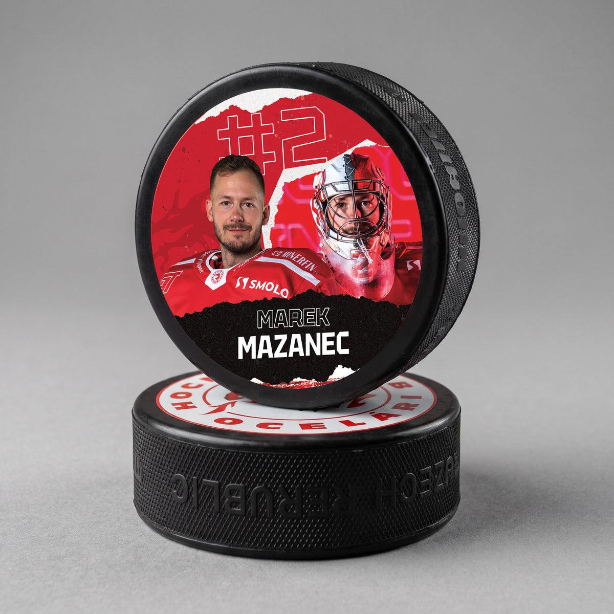Puk s hráčem 26/27 HC Oceláři