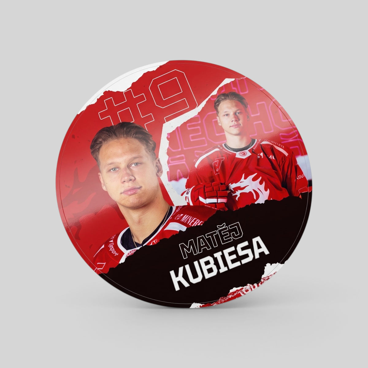 Samolepka s hráčem 26/27 HC Oceláři