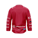 Červený dres zezadu