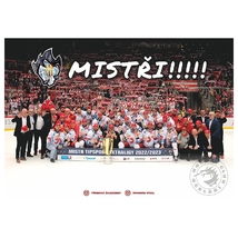 Plakát A3 s podpisy Mistři s fotkou 2023
