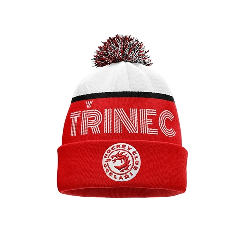 Kulich dětský dvoubarevný s outline nápisem HC Oceláři Třinec