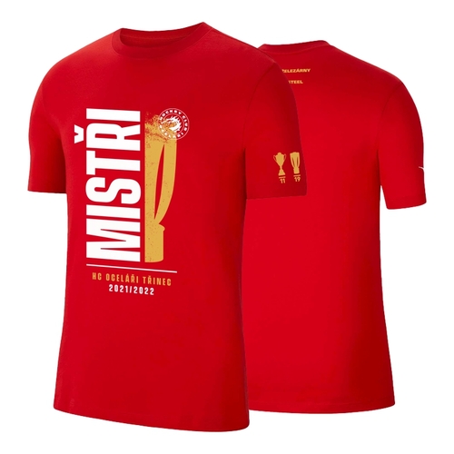 Tričko pánské Nike červené Mistři 2022