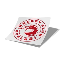 Samolepka kulaté logo Oceláři - 8cm