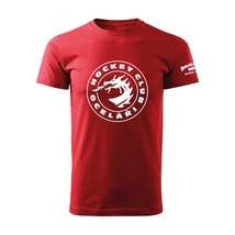 Tričko pánské klasik logo Oceláři - červené