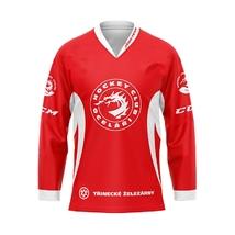 Tréninkový dres HC Oceláři červený (vánoční objednávky max. do 26. 11.)