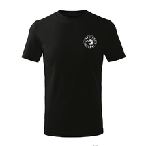Tričko dětské sportovní černé s výšivkou loga Oceláři