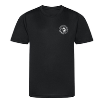 Tričko dětské basic černé s výšivkou loga Oceláři