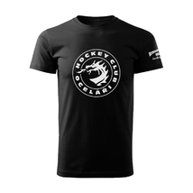 Tričko pánské klasik logo Oceláři - černé s bílým logem